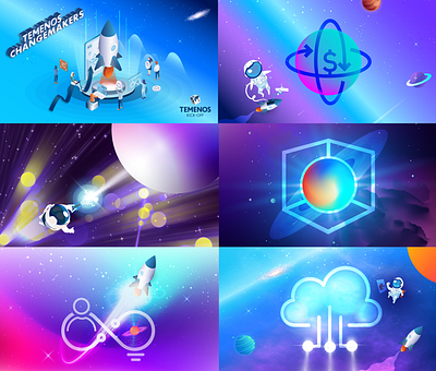TKO 2021 Conference Theme & Key Visual branding colorful conference space