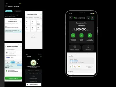 Fintech dashboard concept card darkmode dashboard fintech mobile payments ui wallet