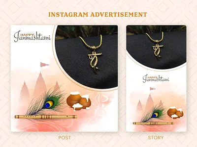 Instagram Advertisement Design ads ads design banner branding display ads ecommerce facebook cover facebook post google ads instagram instagram post instagram story jewellery marketplace sale ads sale advertisement shopping social media cover social media post template