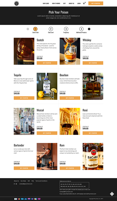 Pour More Custom Checkout Design design shopify ui ux web website