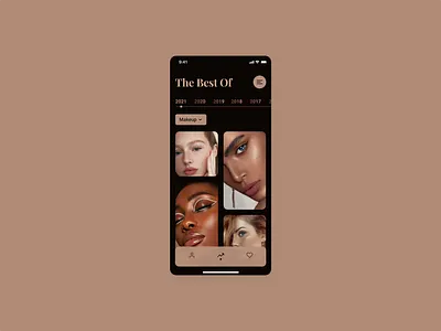 Best Of 2021 063 2021 best of concept dailyui design fashion makeup mobile ui