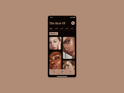 Best Of 2021 063 2021 best of concept dailyui design fashion makeup mobile ui
