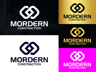 Brand & Logo brand branding constraction constraction logo design graphic design illustration logo logos mordern mordern constraction mordern logo vector