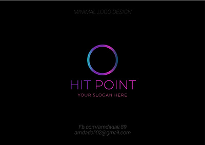 Hit Point Logo Design brand identity branding business logo graphic design hit point illustration logo logo design logo designer logo maker logo mark logofolio logos minimal logo modern logo small business startup company typography