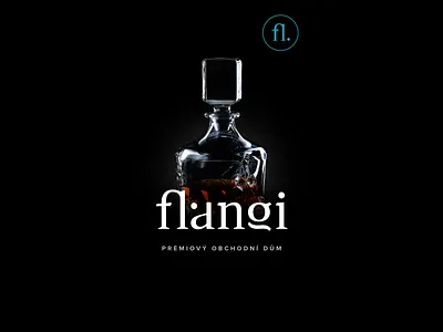 Flangi • Social media black bottle branding clean color dark design digital graphic design introduce key logo media post premium social typography ui ux visual