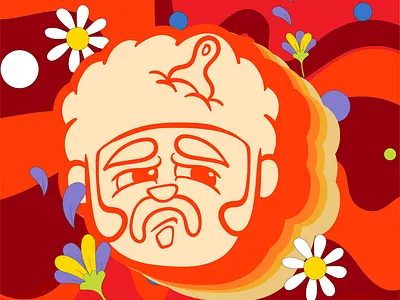 70´s illistration vector