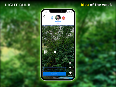 Idea of the week #2 app branding comment discovery idea ios music public recording sharing weekly