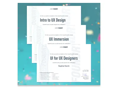 Hi 👋🏼 career foundry ui ux