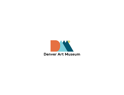 DAM Logo Concept (Vertical) branding color colors design flat flatdesign font graphic graphic design graphicdesign graphics logo type typeface