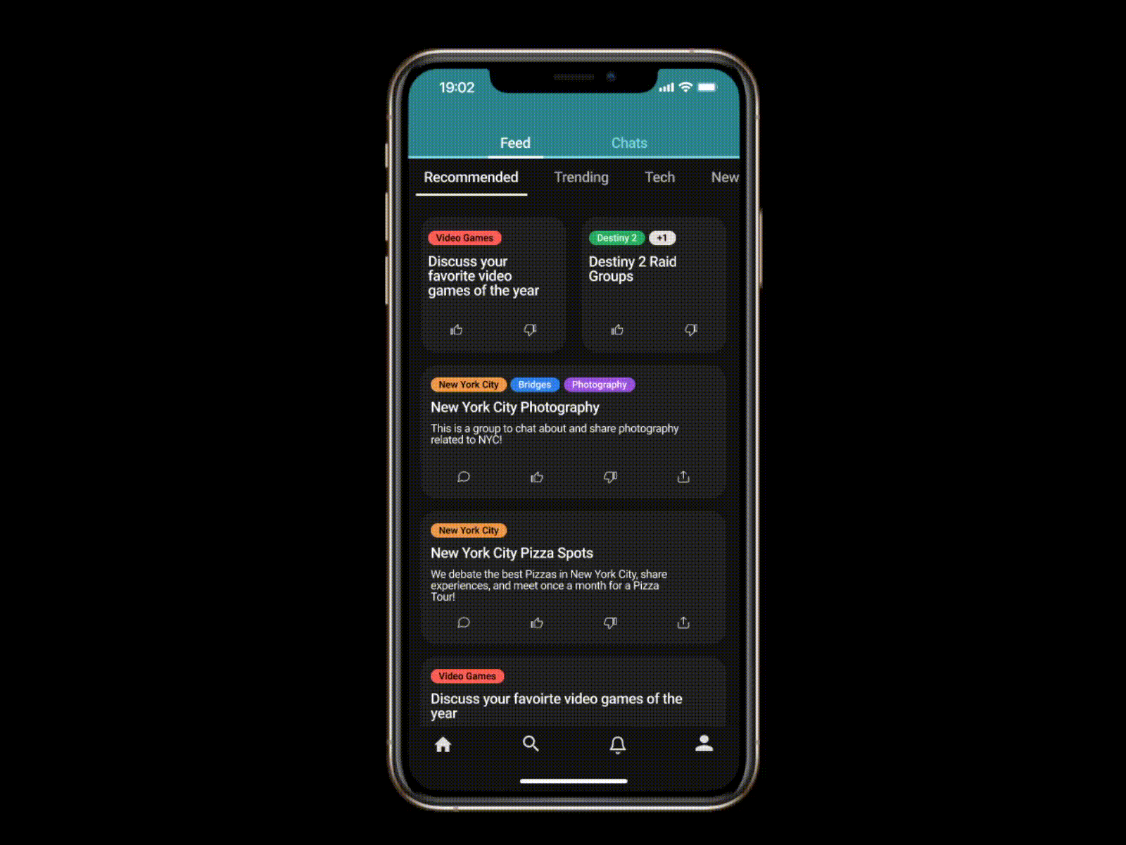 Example of Chat App Concept