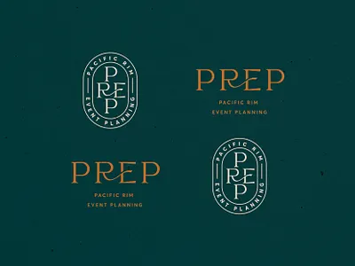 PREP Brand Identity badge brand identity branding custom type design logo minimal pacific north west surf type typography vector