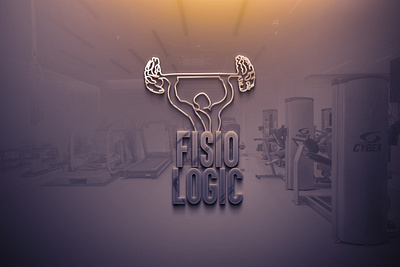 Fisio Logic brain brand identity branding creative logo design graphicdesign gym illustration illustrator logo logodesign minimal physiotherapy weightlifting