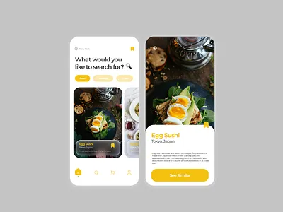 See-shop app design figma flat minimal ui ux vector xd
