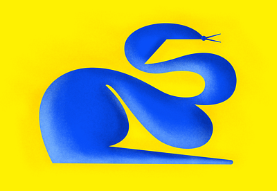 A snake art composition design flat illustration illustrator logo texture ui vector
