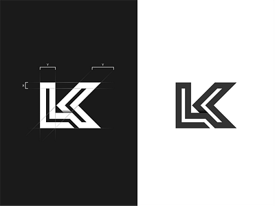 LK Initial logo 3d animation app apparel branding company design graphic design icon icon simple illustration initiallogo letter logo logo mark modern monogram motion graphics simple logo ui