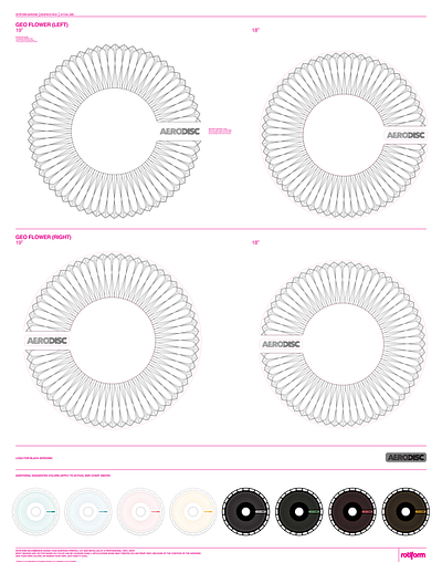 Rotiform AeroDisc Graphic Contest Part Deux aerodisc automotive car figma flat flower geometric illustration rim rotiform svg vector vehicle wheel