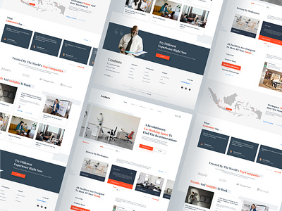 Landing Page Lemburs - Exploration amazing blue branding clean design designer illustration landing page logo ui ui design ui designer uiux uiux designer user interface user interfce design web web design website working space