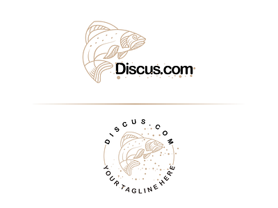 Discus fish line art logo 3d abstract adobeillustrator animation branding creative design discus fish line art logo dribbble graphic design illustration logo modern motion graphics typography ui vector vexel