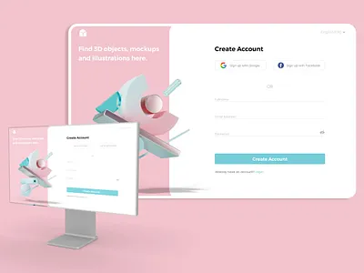 Signup Hompage Design design landingpage ui uidesign ux uxdesign