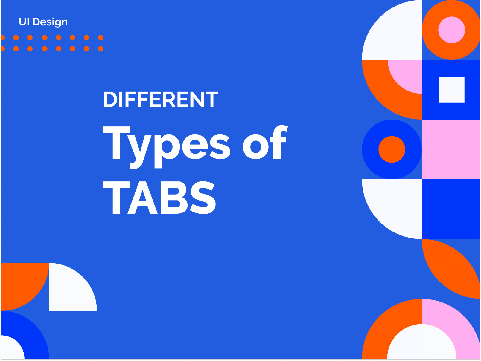 Types of Tabs by Chinmay-Tal on Dribbble