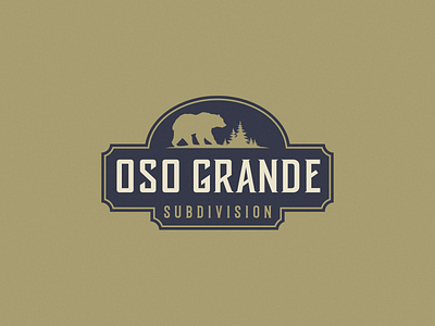 Oso Grande bear branding design grande graphic graphic design identity illustration logo logodesign logotype nature subdivision typography vector