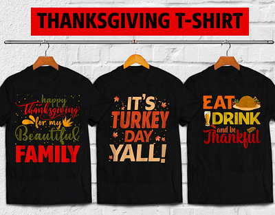 100+ Thanksgiving Day Premium T-shirt Design design illustration logo uiux