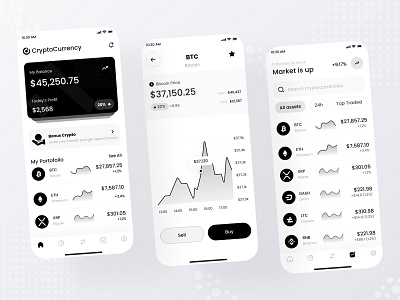 Cryptocurrency app app app design cryptocurrency cryptocurrency app cryptocurrency app design cryptocurrency mobile app currency currency app currency ui finance app finance app desig finance management mobile app money management ui ui design uiux design ux ux design