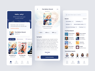 Bacala - Online Book Mobile App author mobile author section book app book mobile app book online store book reader app book shop book store books design clean mobile book ebook app ebook mobile app novel app online book app reading app recent reading search book reader search ebook
