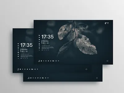 Design Desktop Theme Concept design ui design