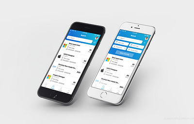 JobSearch - filters design illustration ios mobile ui ui user interface ux