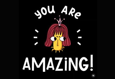 you are amazing! art character doodle illustrate illustration