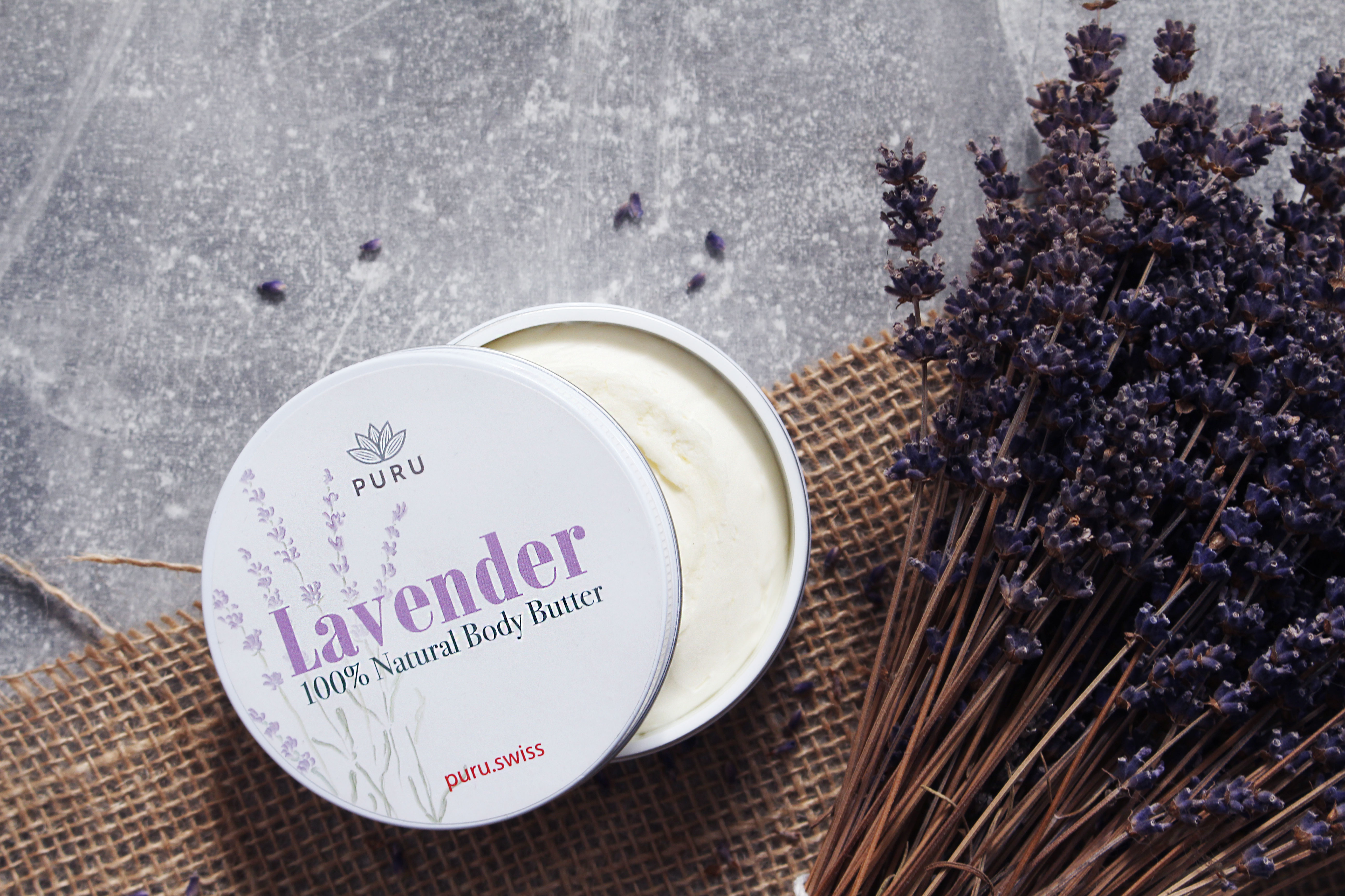 Label design for 100% Natural Body Butter design graphic design label design