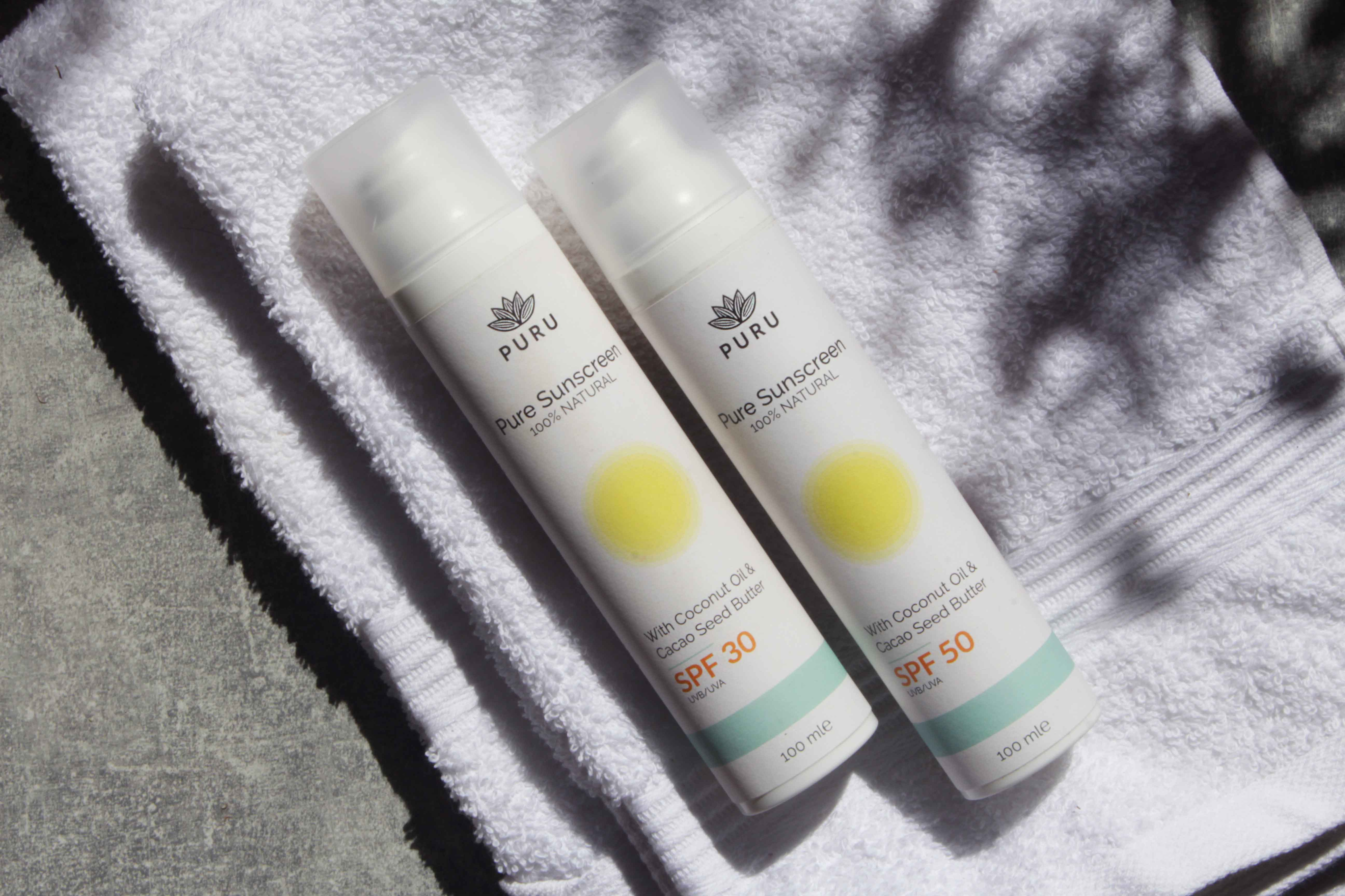 Label design for a 100% Natural Sunscreen design graphic design label design