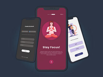 Fitness App model adobe xd figma fitness app graphic design gym mobile app sign up signup ui ux