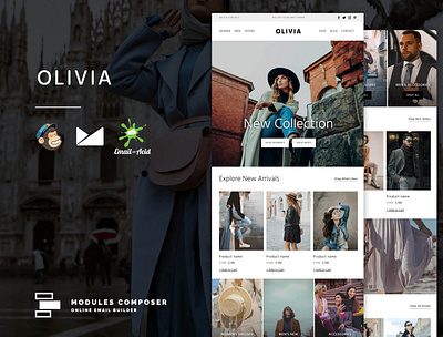 Olivia - E-Commerce Responsive Email for Fashion & Accessories emailbuilder