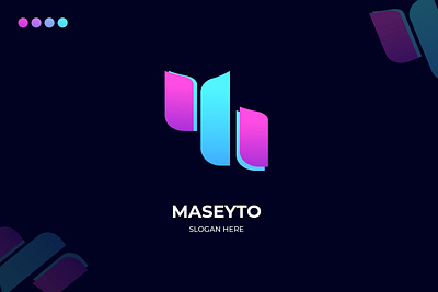 Modern Gradient Logo Design 3d animation app branding design graphic design icon illustration logo motion graphics typography ui ux vector