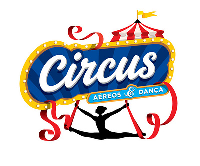 Logo Circus | Aéreo & Dança brazil design graphic design illustration logo logo design