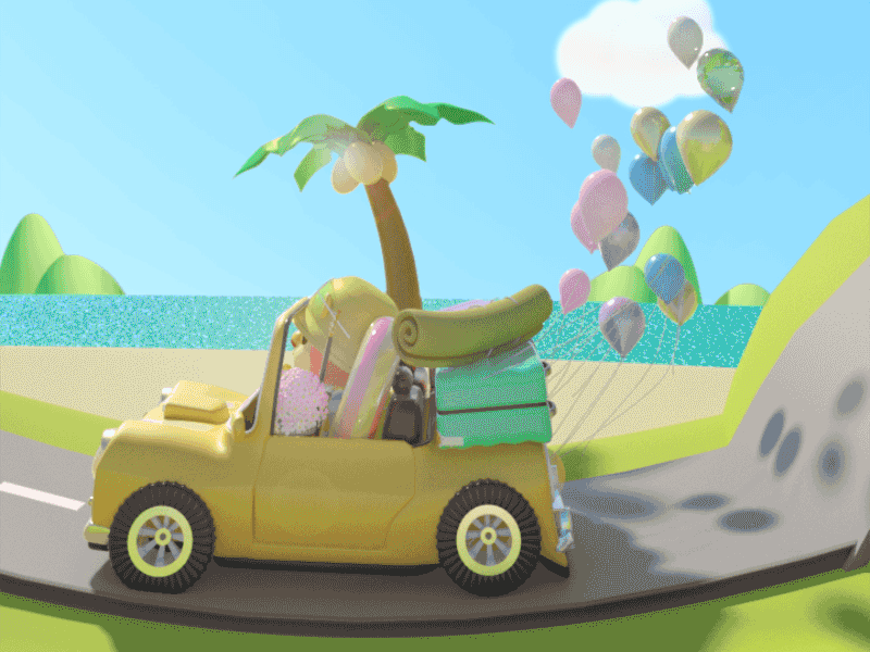 May day open screen animation 3d animation carton cool cute