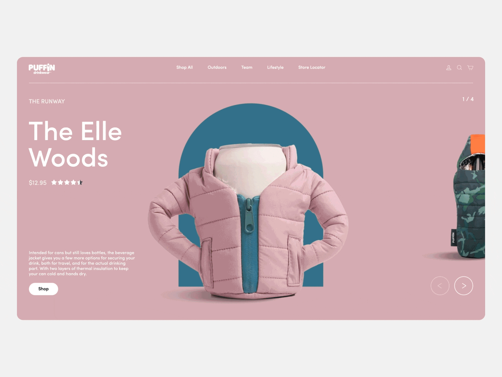 E-commerce Landing Page Design desktop e commerce ecommerce interface landing page navigation navigation animation shop website ui uiux user interface ux web design web store website animation website design website navigation