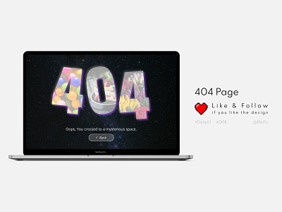 Daily UI :: 008 :: 404 Page 404 404page 8 dailyui error gif redirect ui web