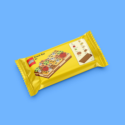 Lego Snack Bar Design Concept branding design graphic design mock up