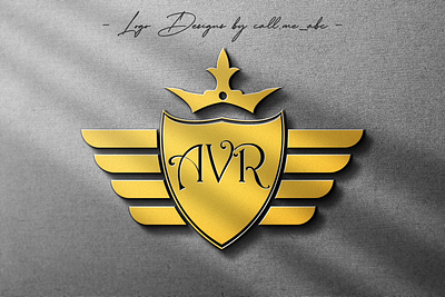 AVR Royal Logo branding design icon logo