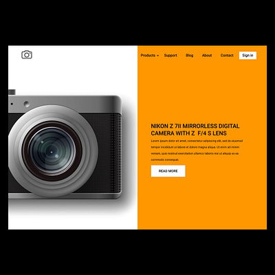 Daily UI #053 -Header Navigation