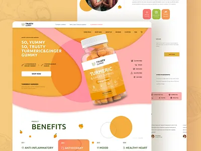 TrustyGummy|Branding, logo and website design 3d animation branding concept design graphic design illustration logo minimal motion graphics ui uiux ux vector web website