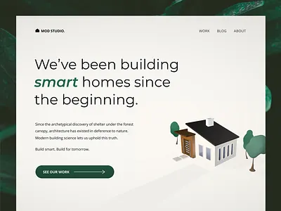 Update :: Modern Homes 3d cinema 4d home house minimal modern rendering smart sustainable visual design