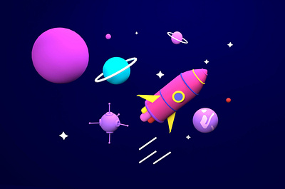 Space 3d 3d art 3d artist 3dsmax art colorful design dribbble illustration instagram like maya nasa paint pinterest space substance painter vray