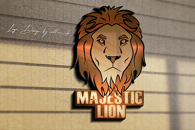 Majestic Lion Mascot Logo adobe illustrator. adobe photoshop branding design graphic design icon illustration logo ui vector