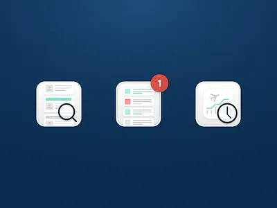 Feature Illustrations alert blur clean graph icon icons illustration notification pricing search simple