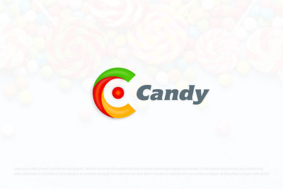 Candy Letter C Logo Design 3d branding business logo bussines c letter logo candy logo design color logo design design graphic design illustration logo logo design logo folio logo vector minimalistic logo design modern logo modern logo design professional logo ui vector