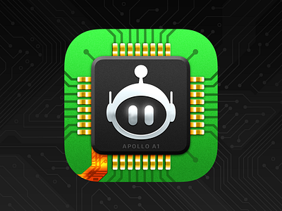 Apollo A1 app app icon icon robot